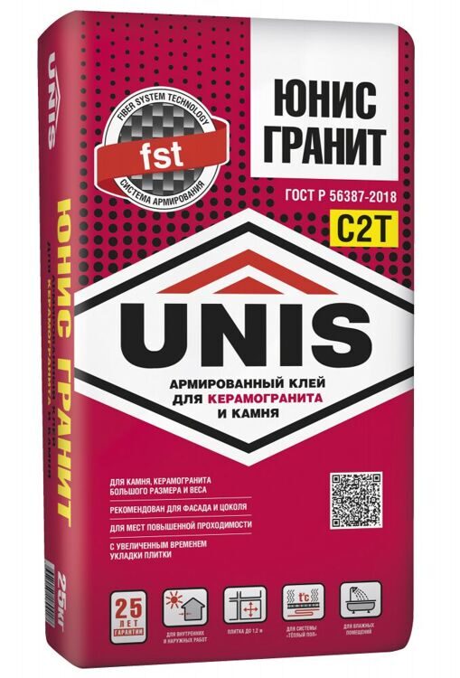 Клей для плитки Unis Гранит 25 кг